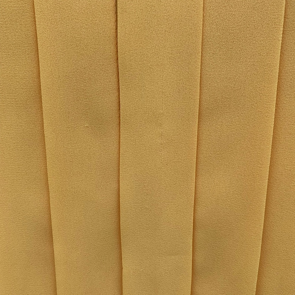 Vintage Pleated Yellow Canary Blouse - Picture 4 of 14